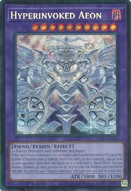 Hyperinvoked Aeon [CORI-EN033] Secret Rare | Gear Gaming Fayetteville