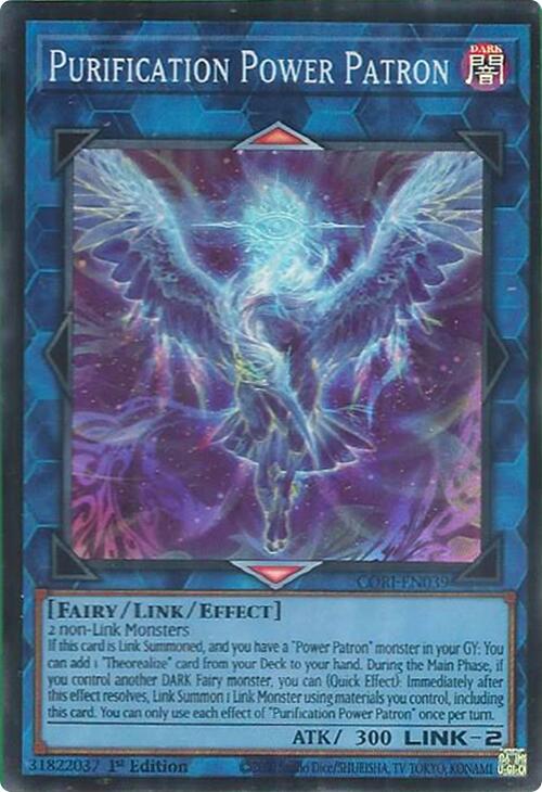 Purification Power Patron [CORI-EN039] Super Rare | Gear Gaming Fayetteville