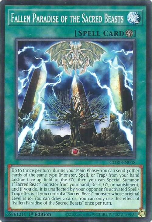 Fallen Paradise of the Sacred Beasts [CORI-EN048] Common | Gear Gaming Fayetteville