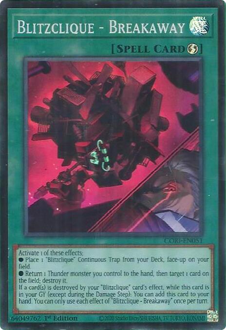 Blitzclique - Breakaway [CORI-EN051] Super Rare | Gear Gaming Fayetteville