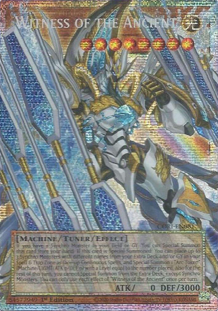 Witness of the Ancient (Starlight Rare) [CORI-EN081] Starlight Rare | Gear Gaming Fayetteville
