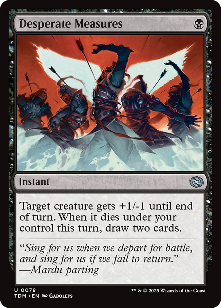 Desperate Measures [Tarkir: Dragonstorm] | Gear Gaming Fayetteville