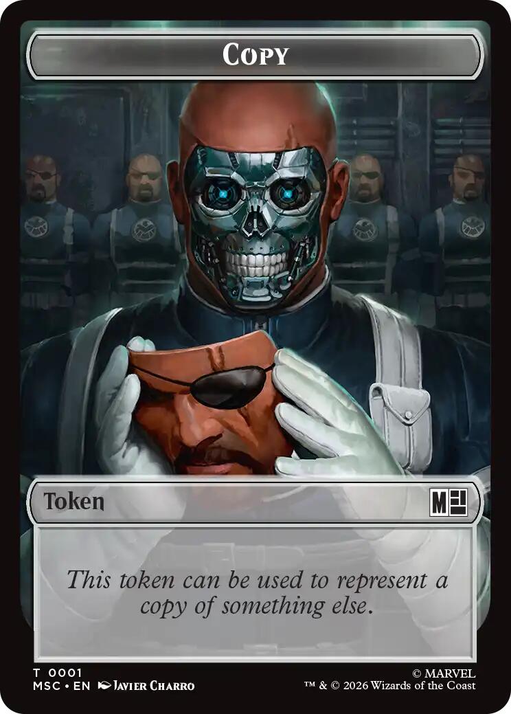 Copy // Rogue Double-Sided Token [Marvel Super Heroes Commander Tokens] | Gear Gaming Fayetteville
