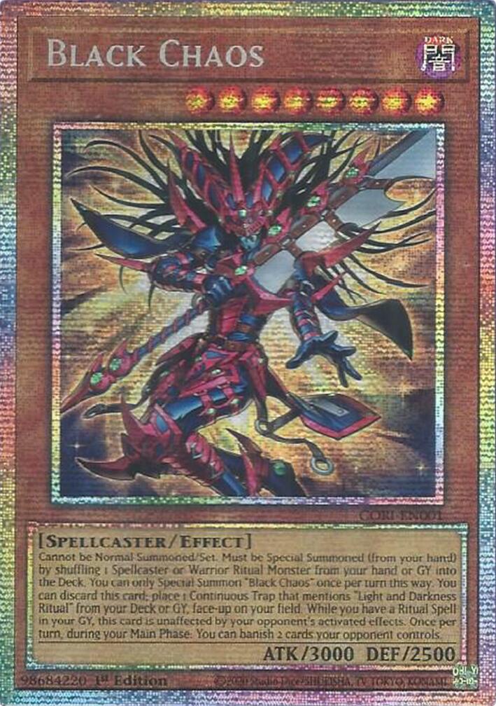 Black Chaos (Starlight Rare) [CORI-EN001] Starlight Rare | Gear Gaming Fayetteville