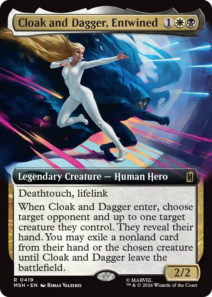 Cloak and Dagger, Entwined (Extended Art) [Marvel Super Heroes] | Gear Gaming Fayetteville