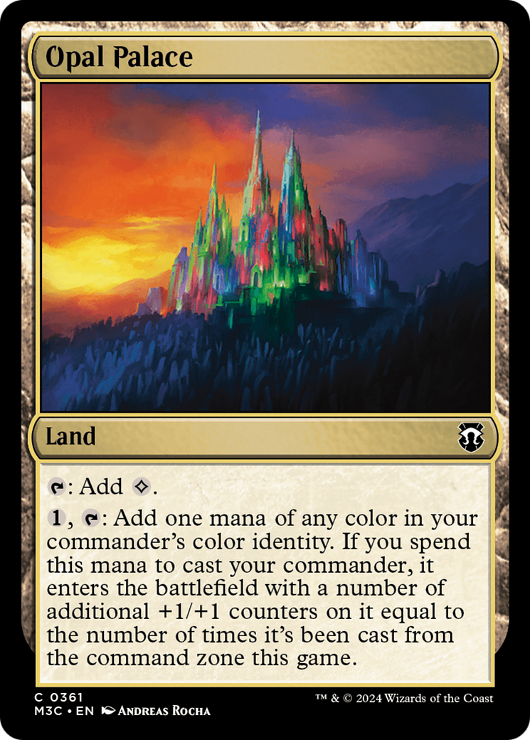 Opal Palace (Ripple Foil) [Modern Horizons 3 Commander] | Gear Gaming Fayetteville