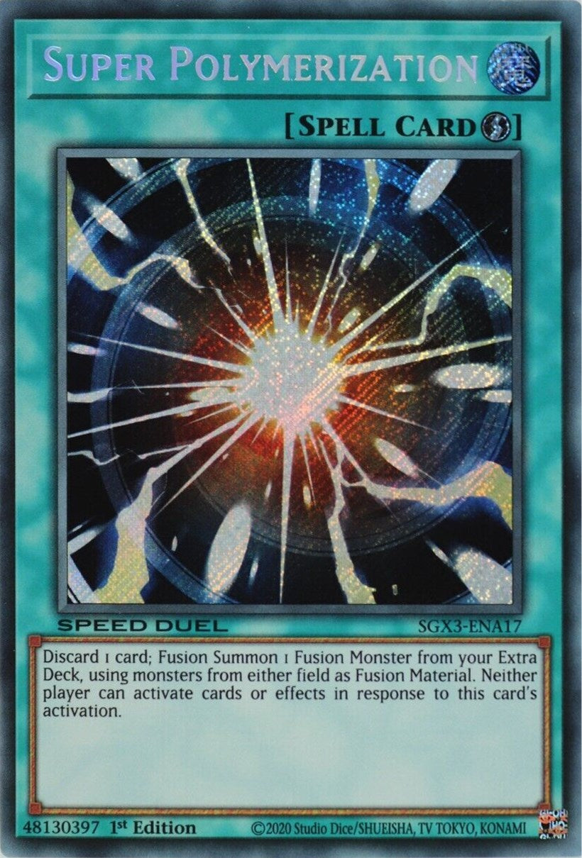 Super Polymerization [SGX3-ENA17] Secret Rare | Gear Gaming Fayetteville