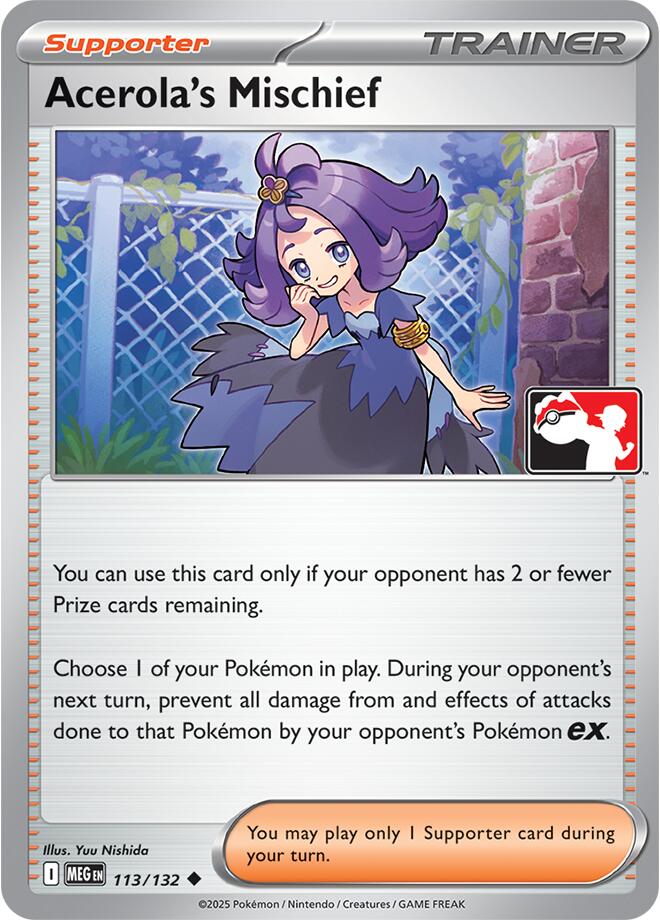 Acerola's Mischief (113/132) [Prize Pack Series Nine] | Gear Gaming Fayetteville