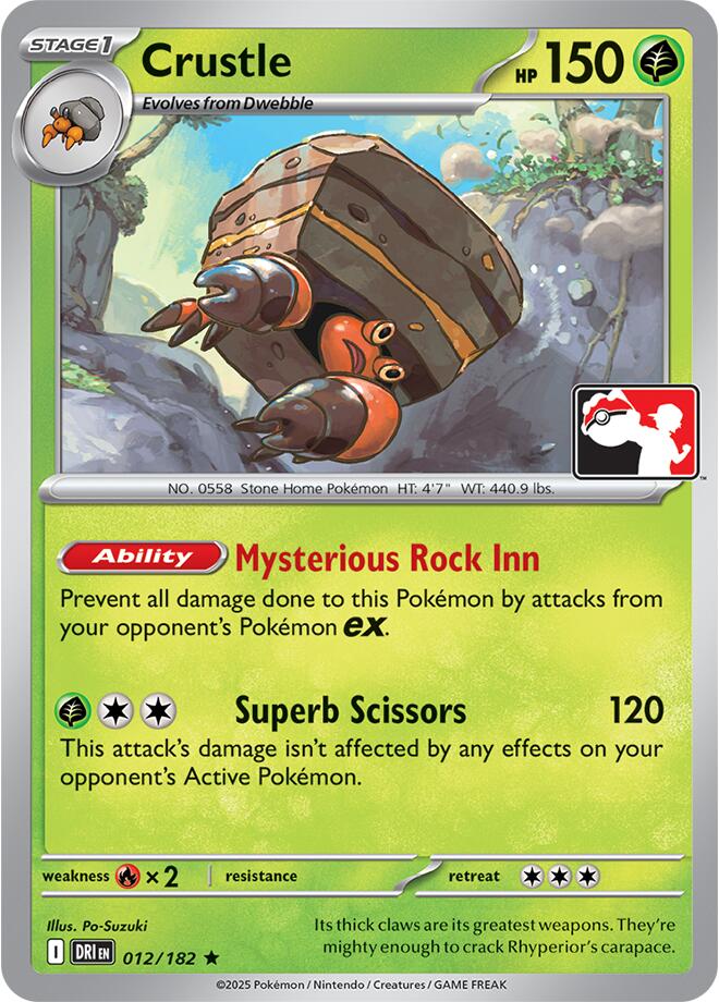 Crustle (012/182) [Prize Pack Series Nine] | Gear Gaming Fayetteville