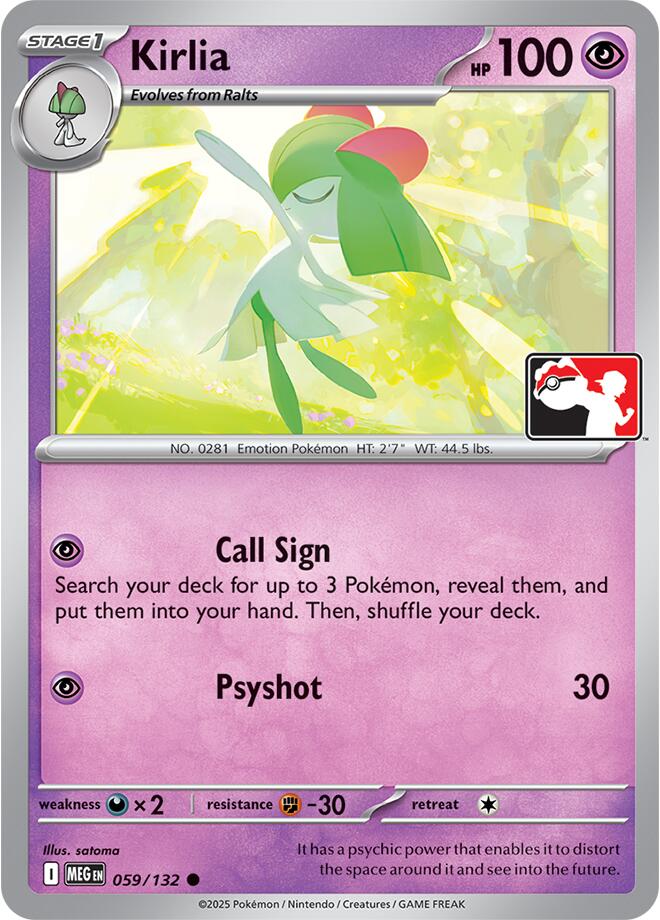 Kirlia (059/132) [Prize Pack Series Nine] | Gear Gaming Fayetteville