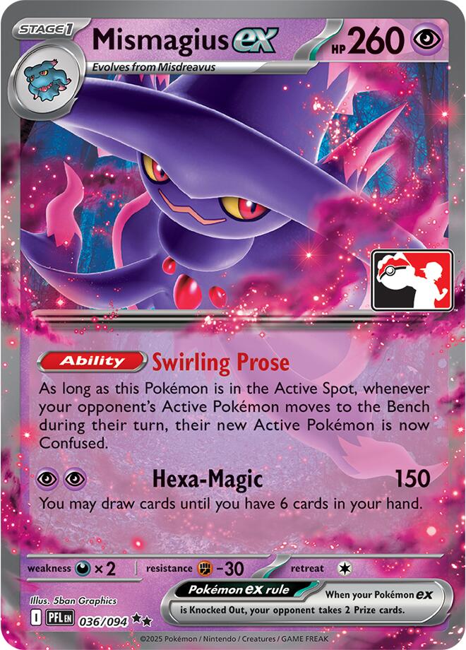 Mismagius ex (036/094) [Prize Pack Series Nine] | Gear Gaming Fayetteville