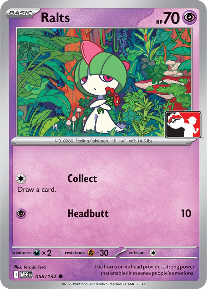 Ralts (058/132) [Prize Pack Series Nine] | Gear Gaming Fayetteville