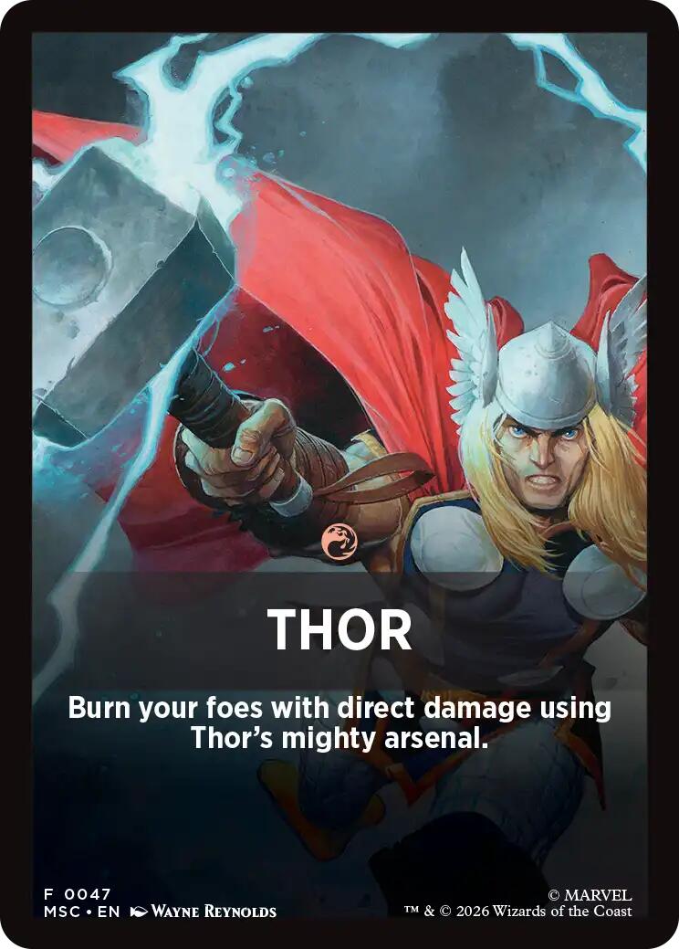 Thor Theme Card [Marvel Super Heroes Commander] | Gear Gaming Fayetteville