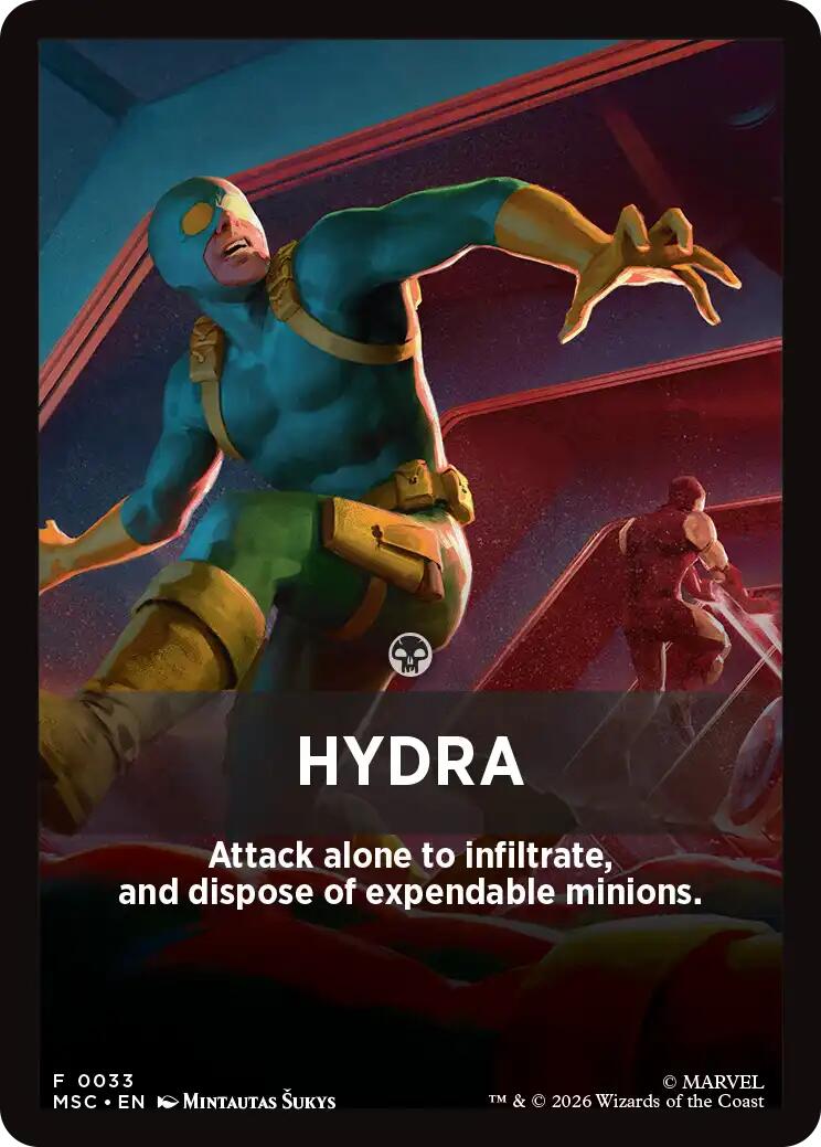 Hydra Theme Card [Marvel Super Heroes Commander] | Gear Gaming Fayetteville