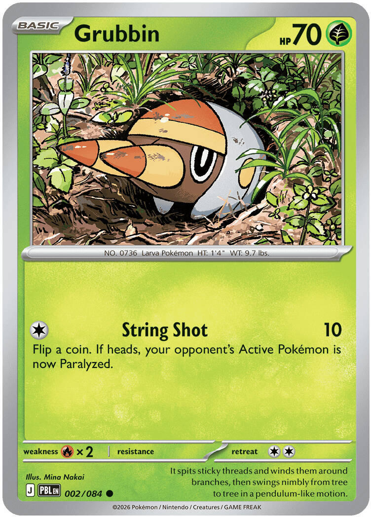 Grubbin (002/084) [Mega Evolution: Pitch Black] | Gear Gaming Fayetteville