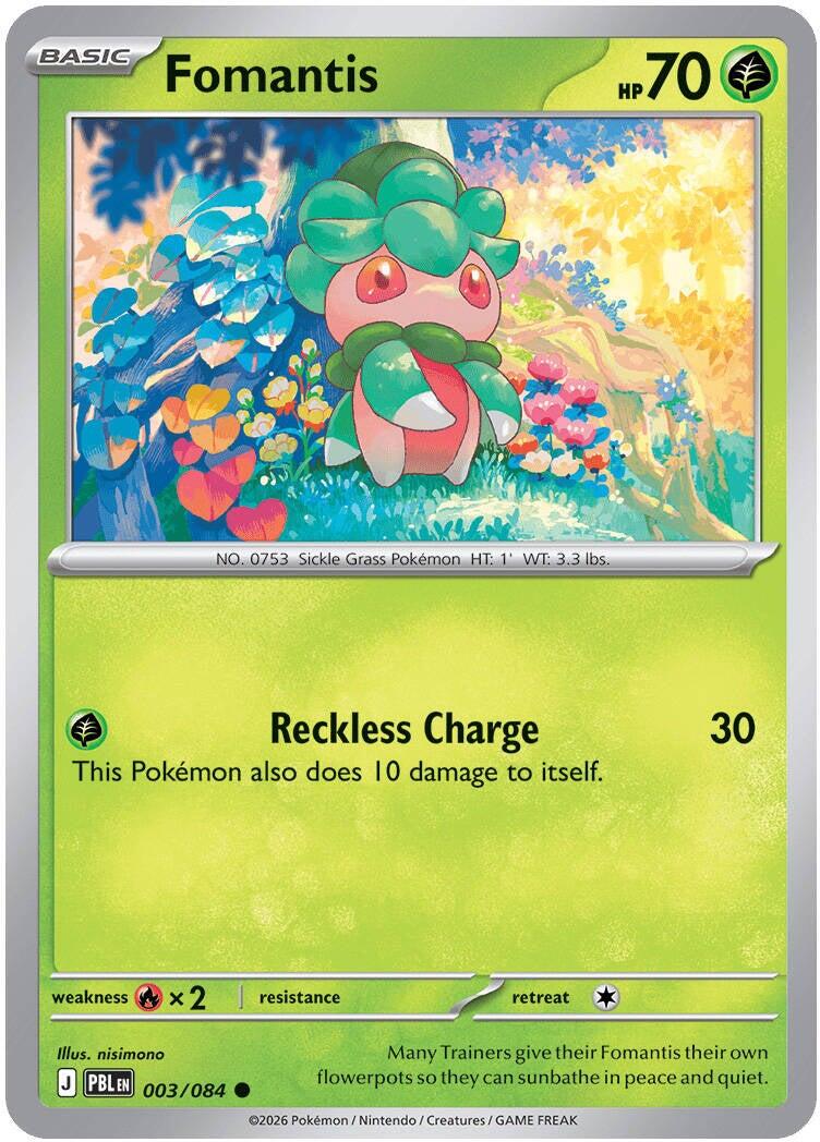 Fomantis (003/084) [Mega Evolution: Pitch Black] | Gear Gaming Fayetteville