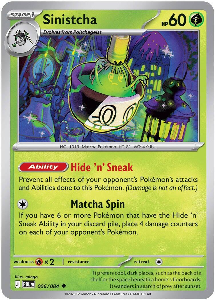 Sinistcha (006/084) [Mega Evolution: Pitch Black] | Gear Gaming Fayetteville