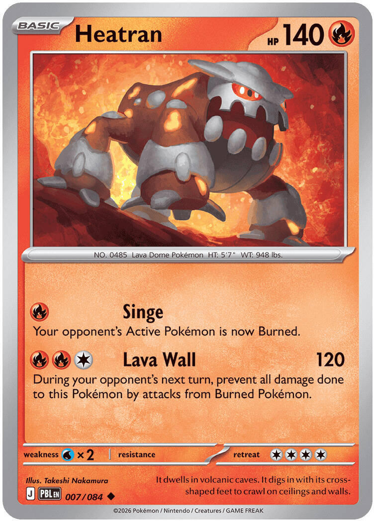 Heatran (007/084) [Mega Evolution: Pitch Black] | Gear Gaming Fayetteville