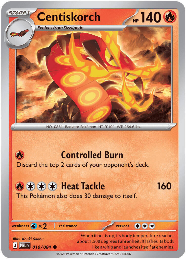 Centiskorch (010/084) [Mega Evolution: Pitch Black] | Gear Gaming Fayetteville