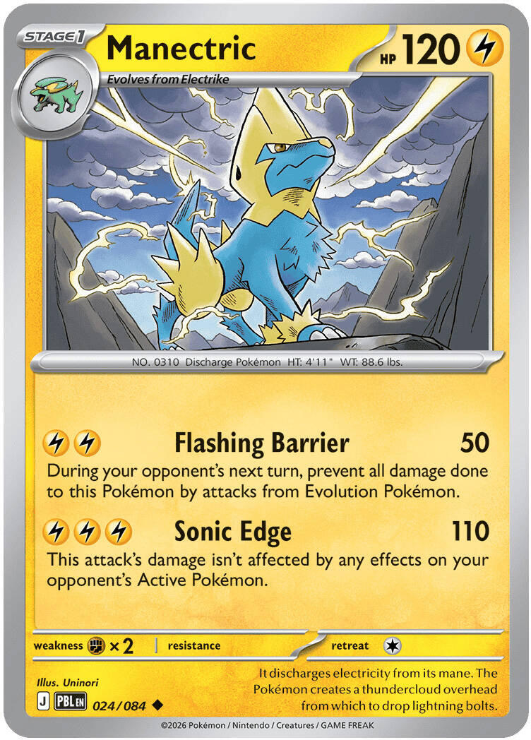 Manectric (024/084) [Mega Evolution: Pitch Black] | Gear Gaming Fayetteville