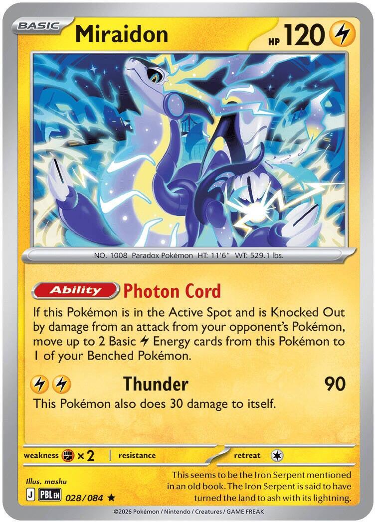 Miraidon (028/084) [Mega Evolution: Pitch Black] | Gear Gaming Fayetteville