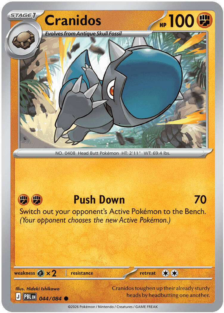 Cranidos (044/084) [Mega Evolution: Pitch Black] | Gear Gaming Fayetteville