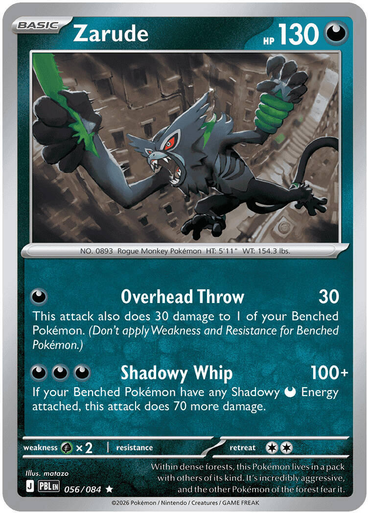 Zarude (056/084) [Mega Evolution: Pitch Black] | Gear Gaming Fayetteville