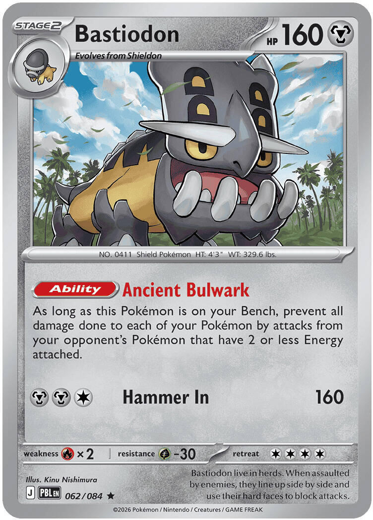 Bastiodon (062/084) [Mega Evolution: Pitch Black] | Gear Gaming Fayetteville