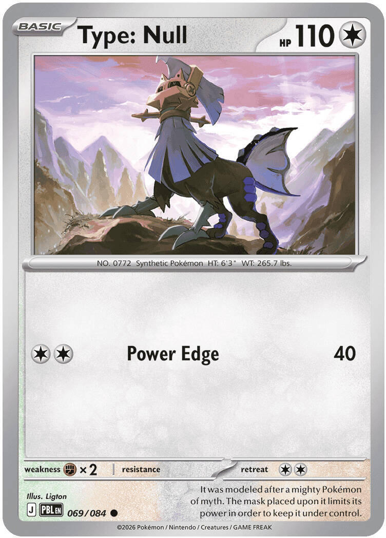 Type: Null (069/084) [Mega Evolution: Pitch Black] | Gear Gaming Fayetteville