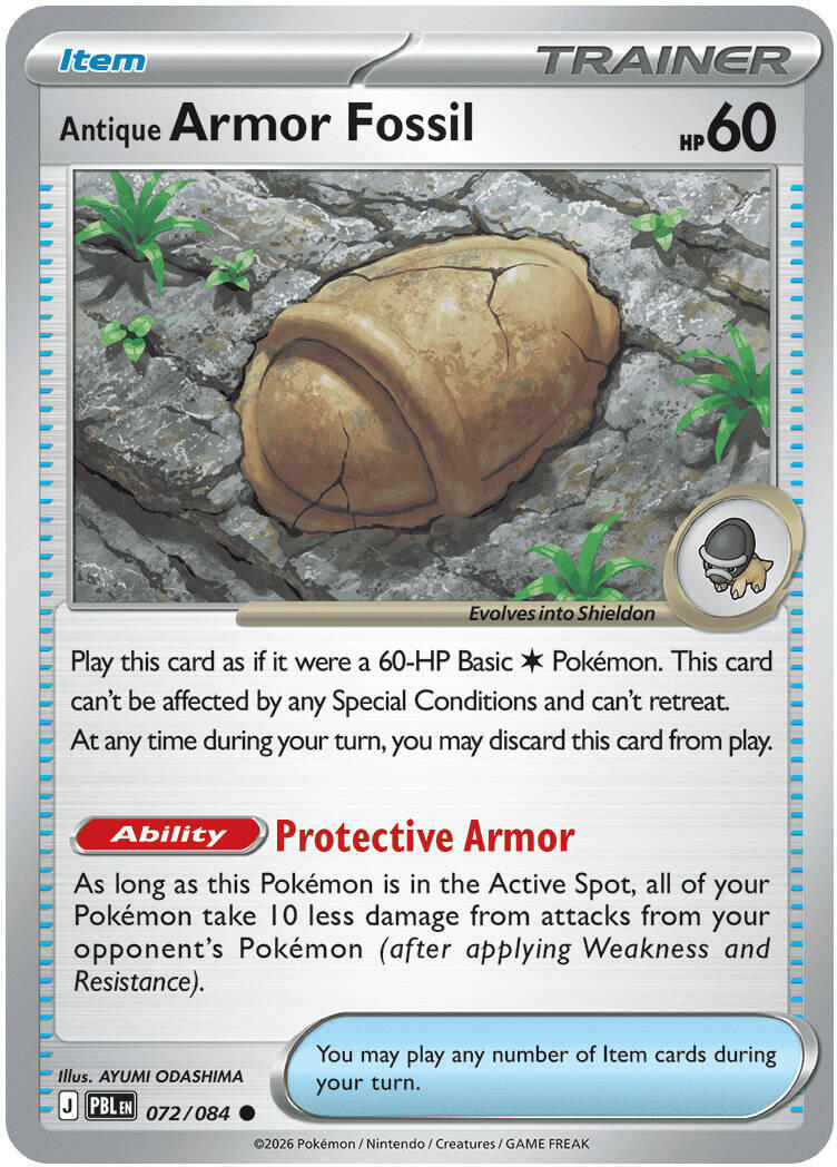 Antique Armor Fossil (072/084) [Mega Evolution: Pitch Black] | Gear Gaming Fayetteville