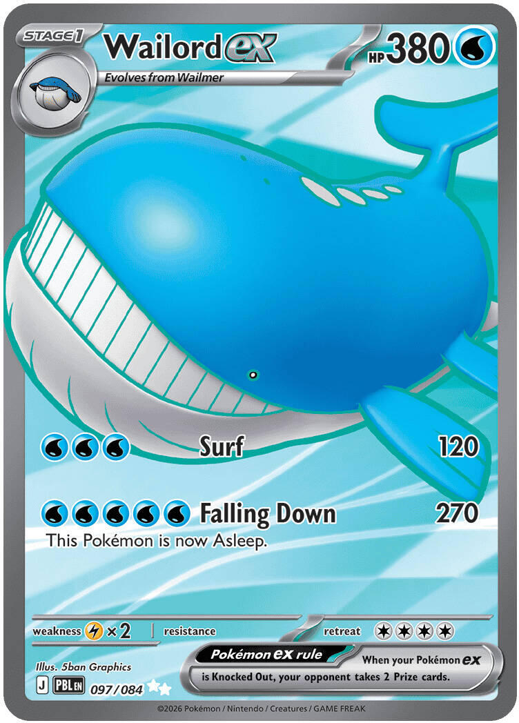 Wailord ex (097/084) [Mega Evolution: Pitch Black] | Gear Gaming Fayetteville