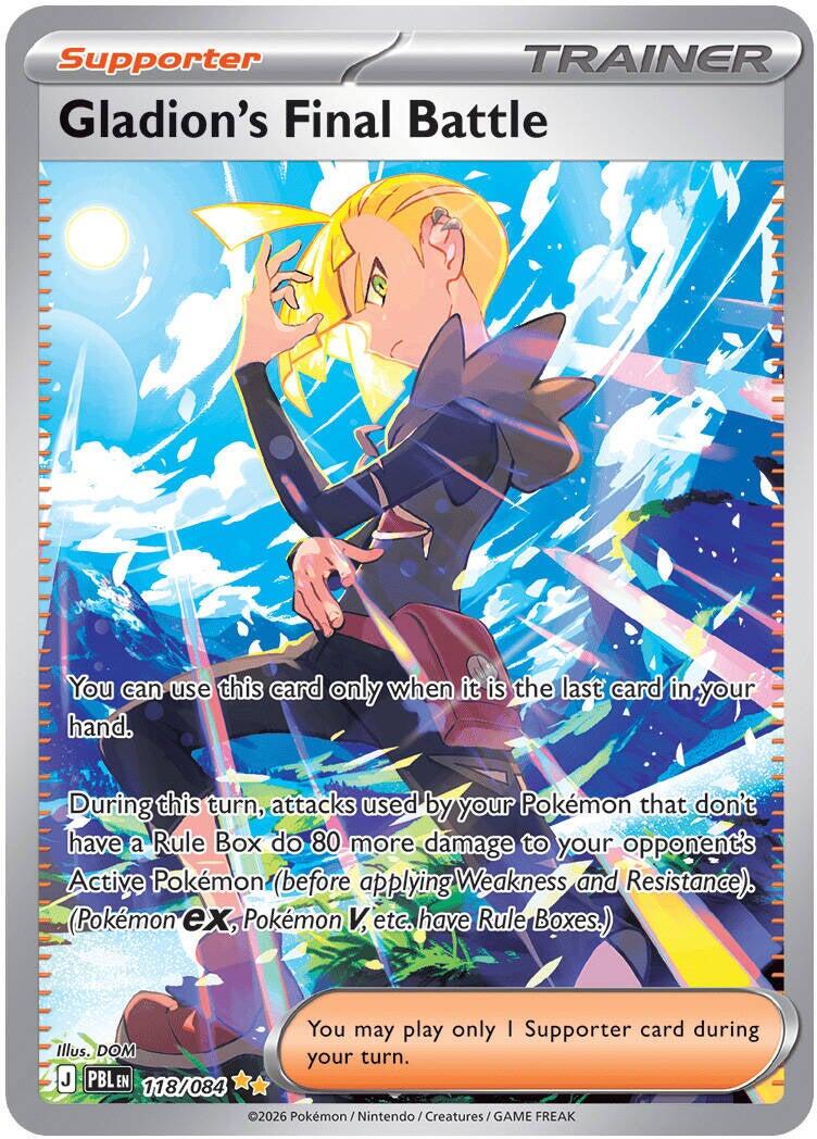 Gladion's Final Battle (118/084) [Mega Evolution: Pitch Black] | Gear Gaming Fayetteville