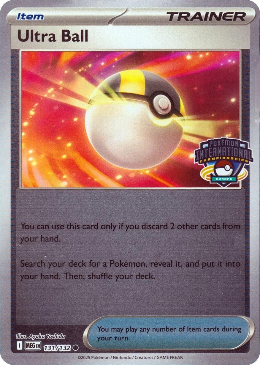 Ultra Ball (131/132) (European International Championship) [League & Championship Cards] | Gear Gaming Fayetteville