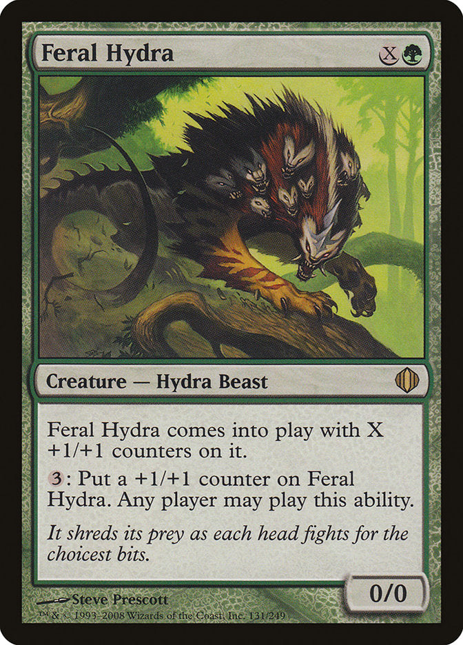 Feral Hydra (Oversized) [Oversize Cards] | Gear Gaming Fayetteville