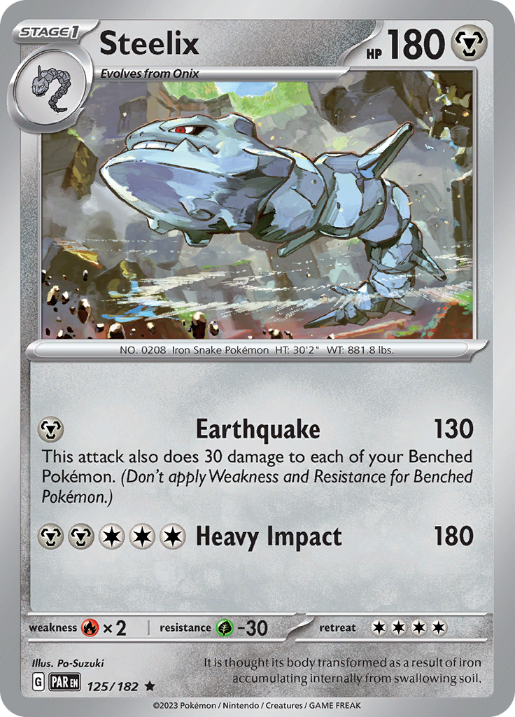 Steelix (125/182) [Scarlet & Violet: Paradox Rift] | Gear Gaming Fayetteville