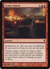 Comet Storm (Oversized) [Oversize Cards] | Gear Gaming Fayetteville