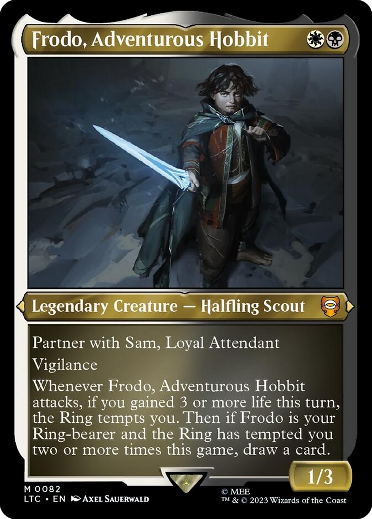 Frodo, Adventurous Hobbit (Display Commander) [The Lord of the Rings: Tales of Middle-Earth Commander] | Gear Gaming Fayetteville