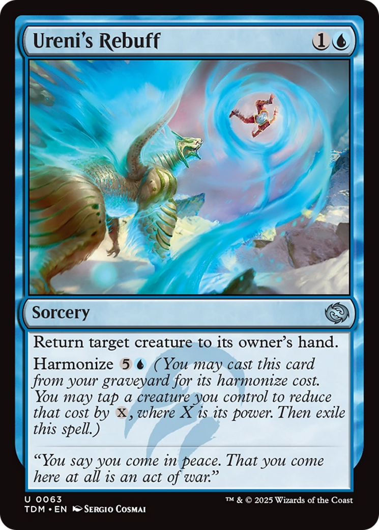 Ureni's Rebuff [Tarkir: Dragonstorm] | Gear Gaming Fayetteville
