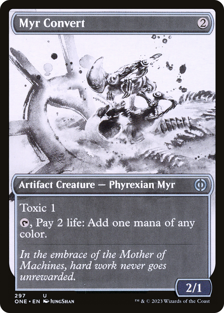 Myr Convert (Showcase Ichor) [Phyrexia: All Will Be One] | Gear Gaming Fayetteville