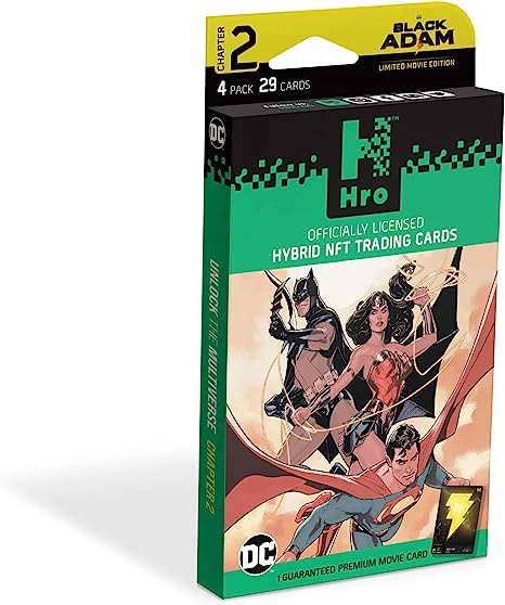 Hybrid NFT Trading Card DC Comics Chapter 2: 4 Pack | Gear Gaming Fayetteville