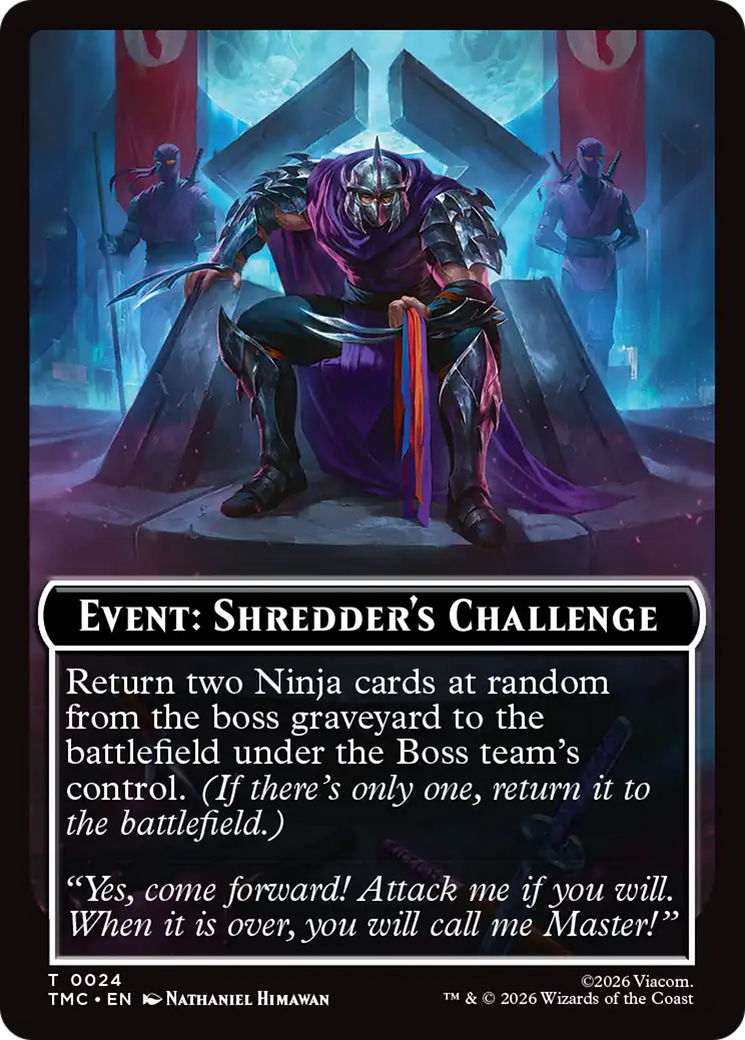 Event: Shredder's Challenge [Teenage Mutant Ninja Turtles Commander Tokens] | Gear Gaming Fayetteville