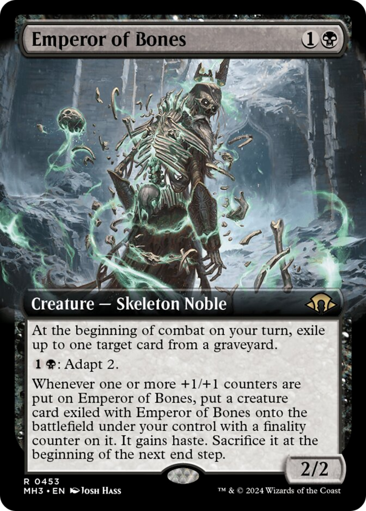 Emperor of Bones (Extended Art) [Modern Horizons 3] | Gear Gaming Fayetteville