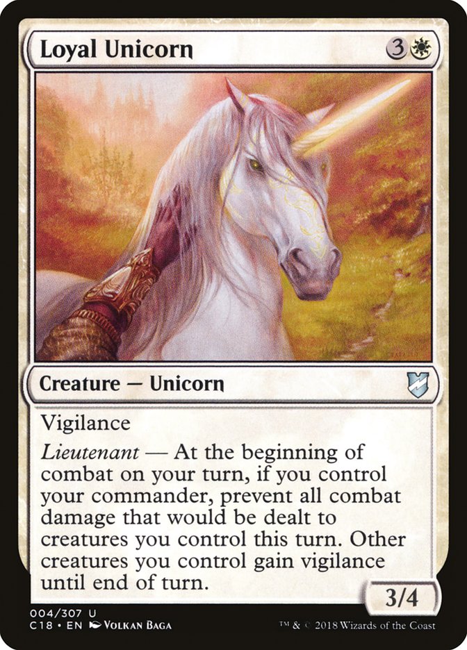 Loyal Unicorn [Commander 2018] | Gear Gaming Fayetteville