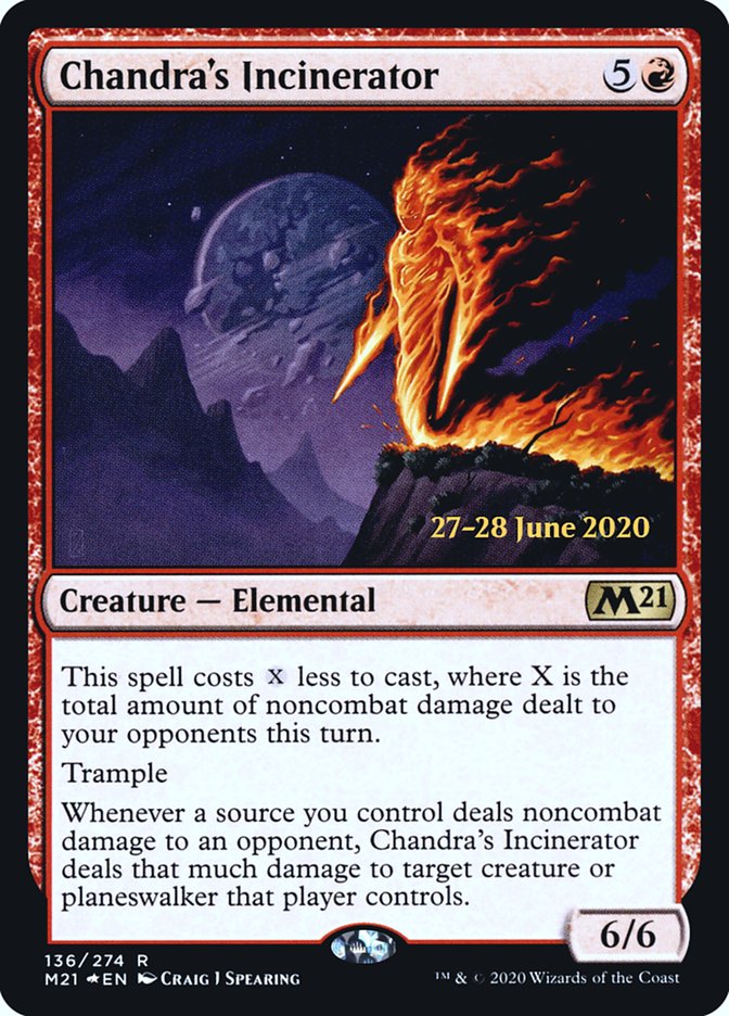 Chandra's Incinerator [Core Set 2021 Prerelease Promos] | Gear Gaming Fayetteville