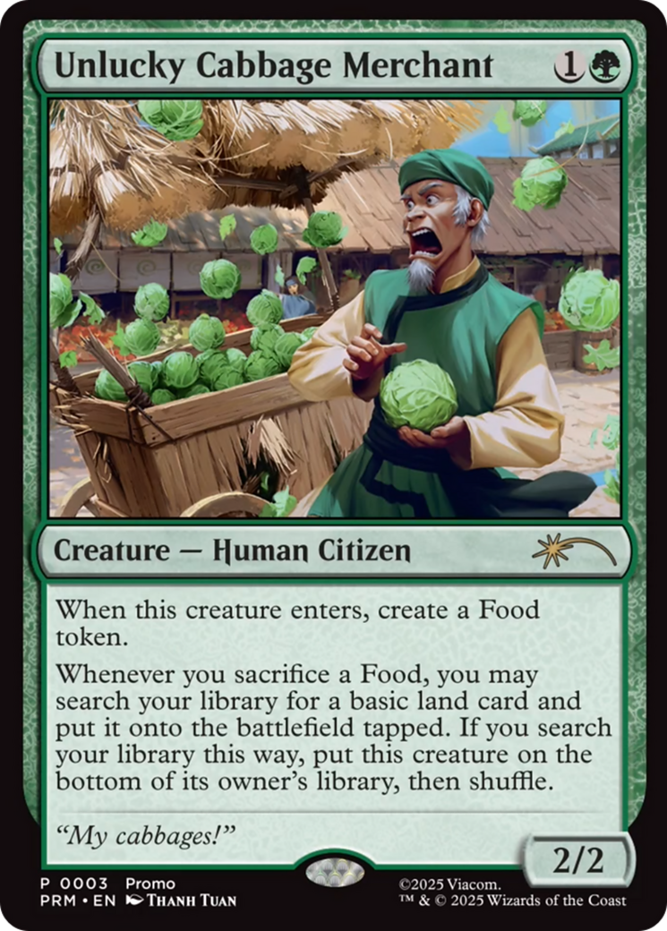 Unlucky Cabbage Merchant [Wizards Play Network 2025] | Gear Gaming Fayetteville
