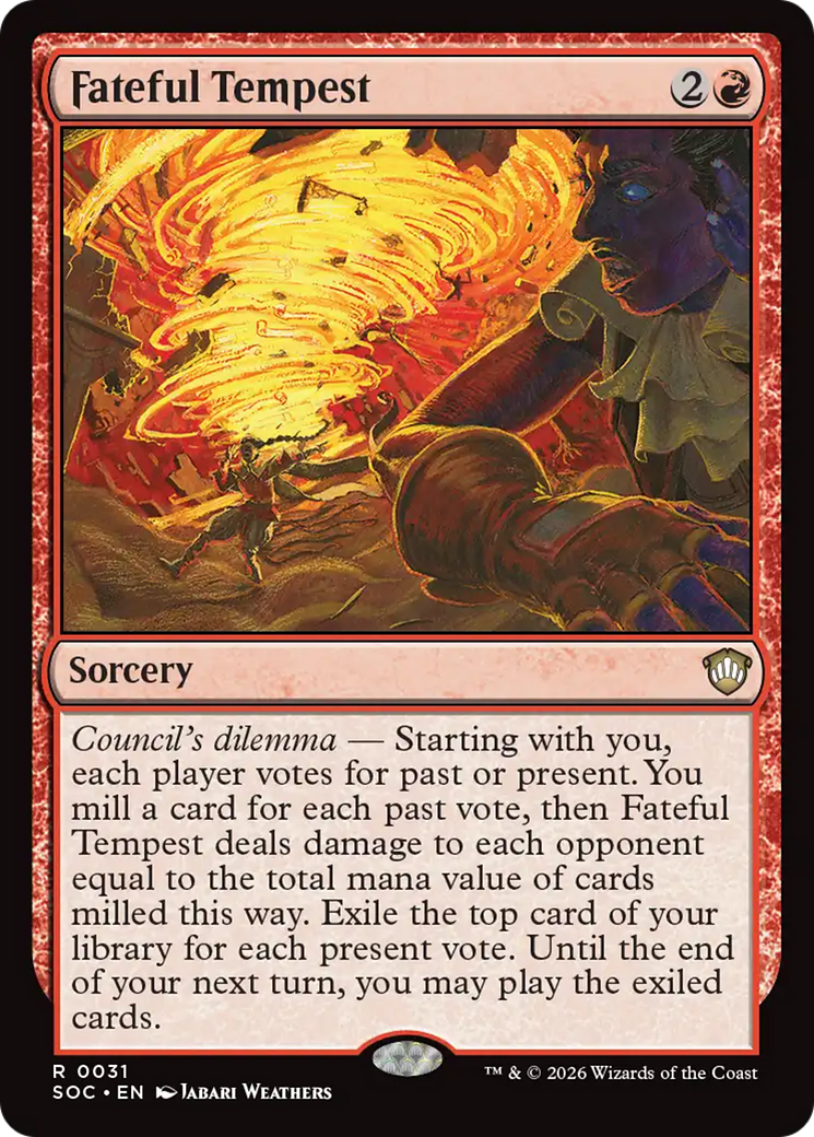 Fateful Tempest [Secrets of Strixhaven Commander] | Gear Gaming Fayetteville
