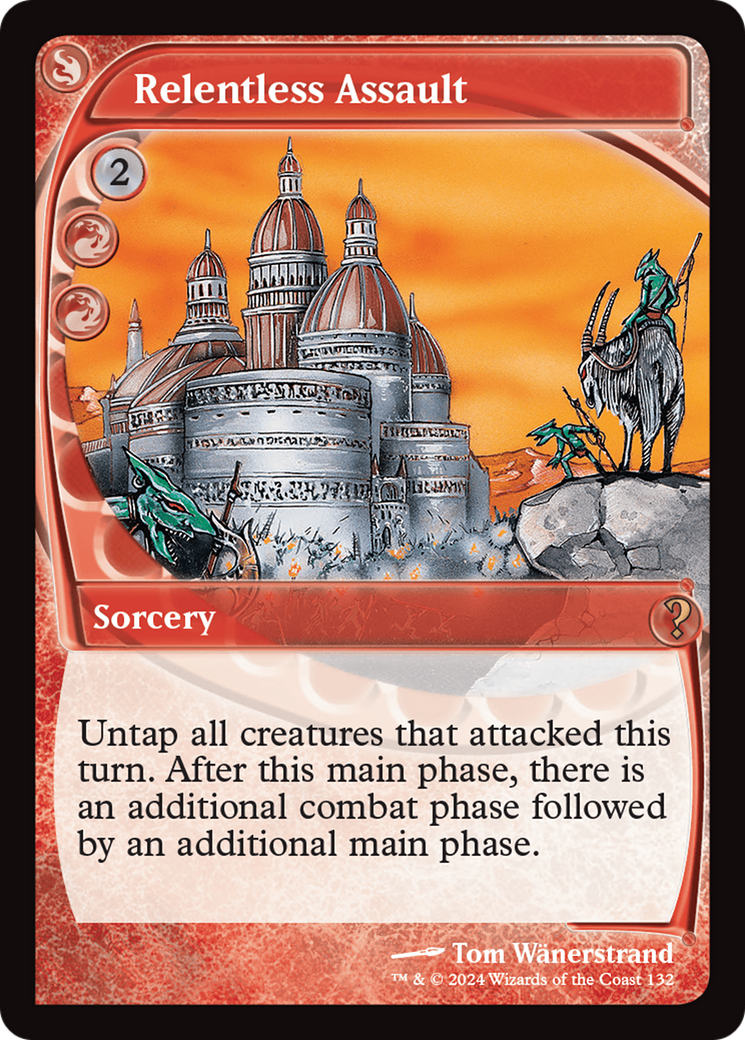 Relentless Assault (Future Sight) [Mystery Booster 2] | Gear Gaming Fayetteville