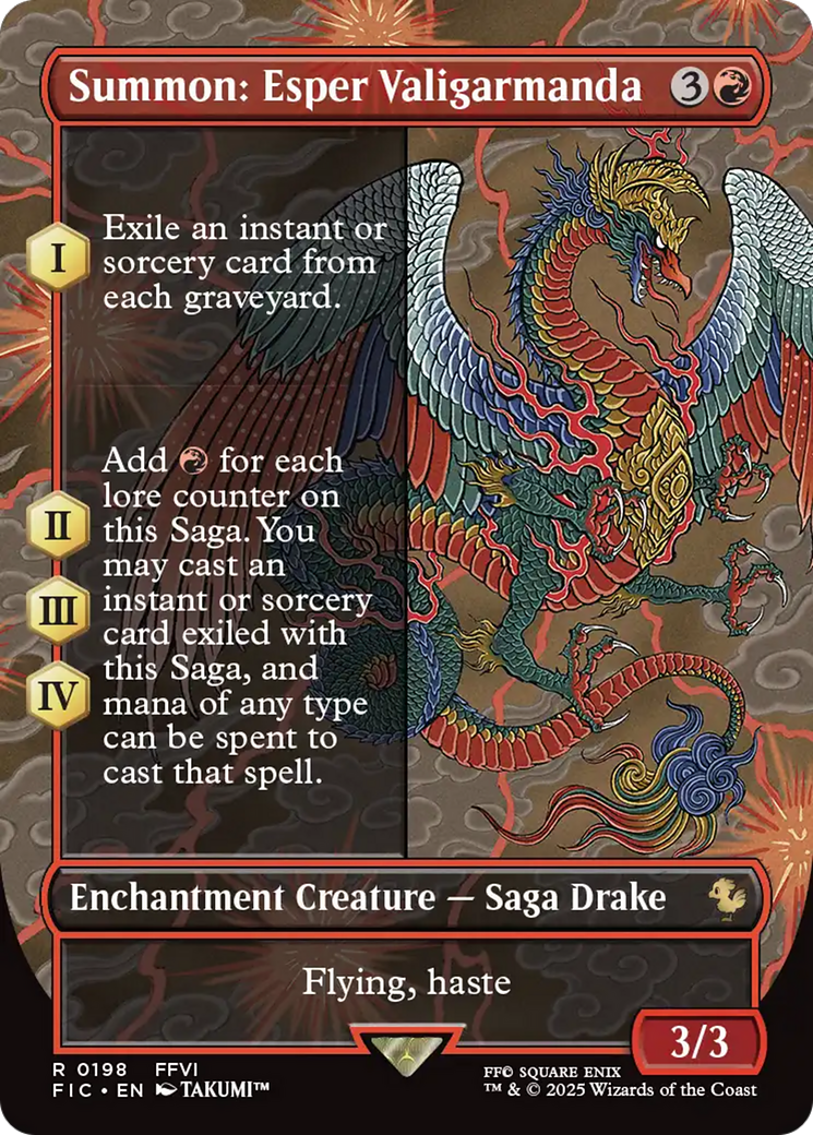 Summon: Esper Valigarmanda (Borderless) [FINAL FANTASY Commander] | Gear Gaming Fayetteville