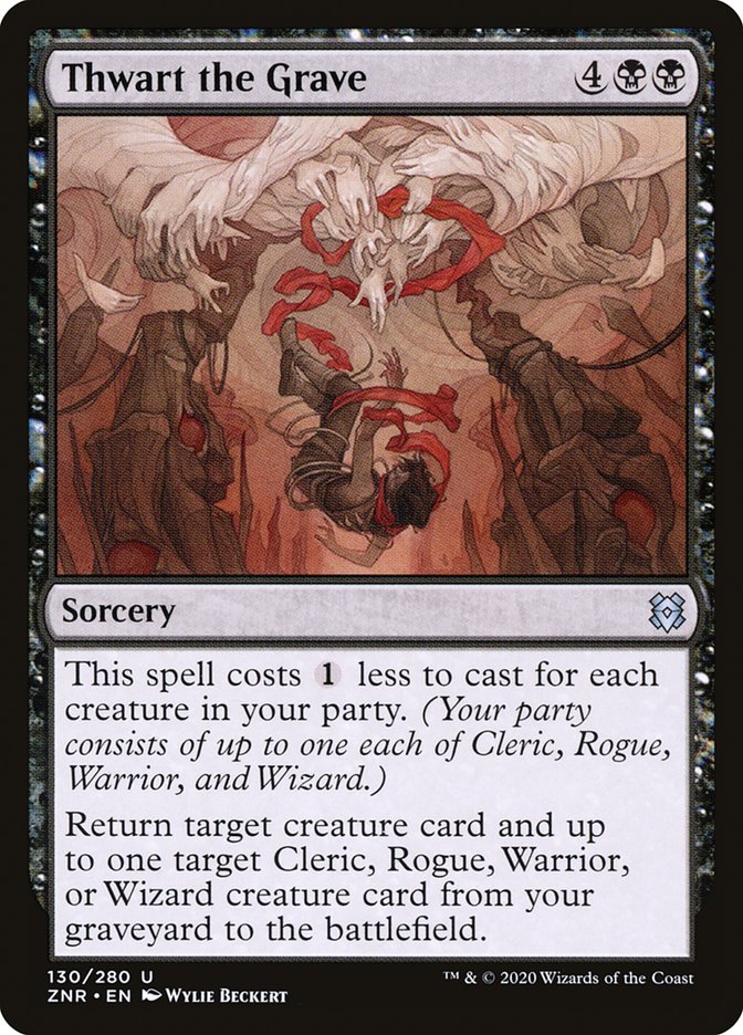 Thwart the Grave [Zendikar Rising] | Gear Gaming Fayetteville