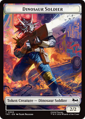 Dinosaur Soldier // Copy Double-Sided Token [Teenage Mutant Ninja Turtles Tokens] | Gear Gaming Fayetteville